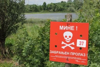 minska polja u Bosanskoj Posavini / mine pollution in Bosnian Posavina